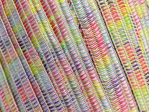 Fiber Content 100% Polyester, Pastel Rainbow, Brand Ice Yarns, fnt2-80351 