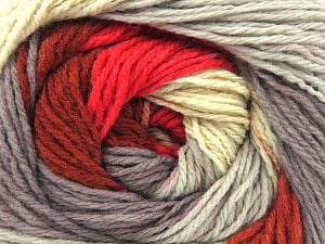 Fiber Content 100% Acrylic, Red, Pink, Brand Ice Yarns, Grey, Cream, Copper, Camel, Yarn Thickness 3 Light DK, Light, Worsted, fnt2-80369 