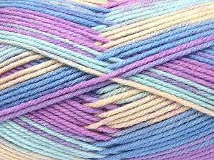 Planned Pooling The yarn is suitable for planned pooling İçerik 100% Antipilling Acrylic, Orchid, Lilac, Light Turquoise, Brand Ice Yarns, Beige, Yarn Thickness 4 Medium Worsted, Afghan, Aran, fnt2-80389