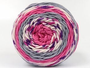 Composition 100% Acrylique, White, Purple, Pink, Brand Ice Yarns, Grey, fnt2-80399 