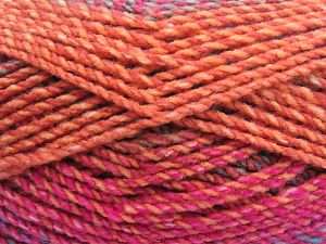 Composition 100% Acrylique, Turquoise, Salmon, Pink, Lilac, Brand Ice Yarns, fnt2-80414