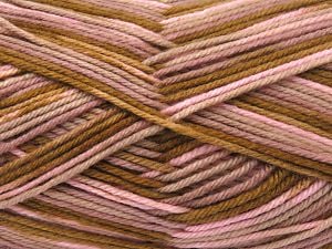 Planned Pooling The yarn is suitable for planned pooling İçerik 100% Antipilling Acrylic, Pink, Lilac, Brand Ice Yarns, Brown Shades, fnt2-80416