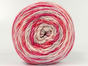 Composition 100% Acrylique Anti-bouloches, Pink Shades, Light Grey, Brand Ice Yarns, Yarn Thickness 3 Light DK, Light, Worsted, fnt2-80489