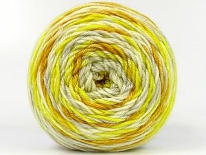 Composition 100% Acrylique Anti-bouloches, Yellow Shades, Light Grey, Brand Ice Yarns, Yarn Thickness 3 Light DK, Light, Worsted, fnt2-80491 