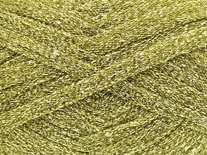 Composition 100% Métallique Lurex, Brand Ice Yarns, Gold, Yarn Thickness 6 SuperBulky Bulky, Roving, fnt2-80552