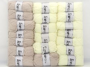 Acrylic Worsted Yarns In this list; you see most recent 50 mixed lots. <br> To see all <a href=&amp/mixed_lots/o/4#list&amp>CLICK HERE</a> (Old ones have much better deals)<hr> Composition 100% Acrylique, Brand Ice Yarns, fnt2-80666 