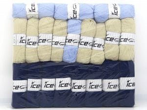 Cotton Acrylic Yarns In this list; you see most recent 50 mixed lots. <br> To see all <a href=&/mixed_lots/o/4#list&>CLICK HERE</a> (Old ones have much better deals)<hr> Composition 50% Coton, 50% Acrylique, Brand Ice Yarns, fnt2-80686