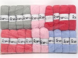 Cotton Acrylic Yarns In this list; you see most recent 50 mixed lots. <br> To see all <a href=&/mixed_lots/o/4#list&>CLICK HERE</a> (Old ones have much better deals)<hr> Fiber Content 50% Cotton, 50% Acrylic, Brand Ice Yarns, fnt2-80692