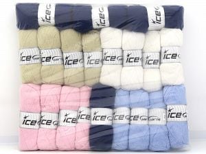 Cotton Acrylic Yarns In this list; you see most recent 50 mixed lots. <br> To see all <a href=&/mixed_lots/o/4#list&>CLICK HERE</a> (Old ones have much better deals)<hr> Fiber Content 50% Cotton, 50% Acrylic, Brand Ice Yarns, fnt2-80693