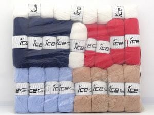 Cotton Acrylic Yarns In this list; you see most recent 50 mixed lots. <br> To see all <a href=&/mixed_lots/o/4#list&>CLICK HERE</a> (Old ones have much better deals)<hr> Composition 50% Coton, 50% Acrylique, Brand Ice Yarns, fnt2-80697