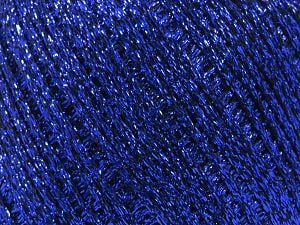 Fiber Content 60% Metallic Lurex, 40% Polyamide, Saxe Blue, Brand Ice Yarns, Yarn Thickness 1 SuperFine Sock, Fingering, Baby, fnt2-80710 
