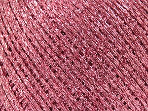 Composition 60% MÃ©tallique Lurex, 40% Polyamide, Pink, Brand Ice Yarns, Yarn Thickness 1 SuperFine Sock, Fingering, Baby, fnt2-80713 