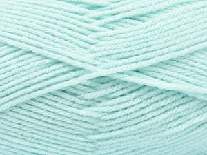 Composition 100% Acrylique, Mint Green, Brand Ice Yarns, Yarn Thickness 3 Light DK, Light, Worsted, fnt2-80716 