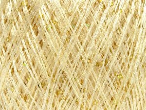Composition 97% Polyester, 3% Paillette, Brand Ice Yarns, Cream, fnt2-80721 
