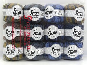 Polyamide Lase Ribbon Yarns In this list; you see most recent 50 mixed lots. <br> To see all <a href=&/mixed_lots/o/4#list&>CLICK HERE</a> (Old ones have much better deals)<hr> Fiber Content 100% Polyamide, Brand Ice Yarns, fnt2-80738