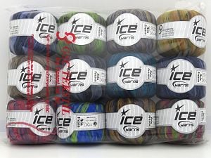 Polyamide Lase Ribbon Yarns In this list; you see most recent 50 mixed lots. <br> To see all <a href=&/mixed_lots/o/4#list&>CLICK HERE</a> (Old ones have much better deals)<hr> Fiber Content 100% Polyamide, Brand Ice Yarns, fnt2-80746