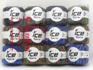 Polyamide Lase Ribbon Yarns In this list; you see most recent 50 mixed lots. <br> To see all <a href=&/mixed_lots/o/4#list&>CLICK HERE</a> (Old ones have much better deals)<hr> Composition 100% Polyamide, Brand Ice Yarns, fnt2-80749
