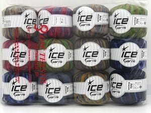 Polyamide Lase Ribbon Yarns In this list; you see most recent 50 mixed lots. <br> To see all <a href=&/mixed_lots/o/4#list&>CLICK HERE</a> (Old ones have much better deals)<hr> Composition 100% Polyamide, Brand Ice Yarns, fnt2-80751