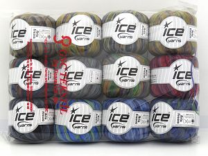 Polyamide Lase Ribbon Yarns In this list; you see most recent 50 mixed lots. <br> To see all <a href=&/mixed_lots/o/4#list&>CLICK HERE</a> (Old ones have much better deals)<hr> Composition 100% Polyamide, Brand Ice Yarns, fnt2-80754