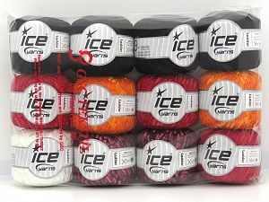 Trellis Ladder Yarns In this list; you see most recent 50 mixed lots. <br> To see all <a href=&/mixed_lots/o/4#list&>CLICK HERE</a> (Old ones have much better deals)<hr> İçerik 100% Polyester, Brand Ice Yarns, fnt2-80759