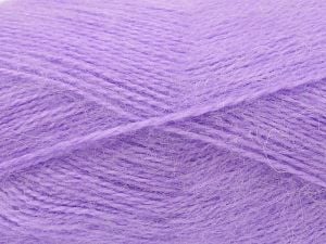 Fiber Content 75% Premium Acrylic, 15% Wool, 10% Mohair, Lilac, Brand Ice Yarns, fnt2-80816 