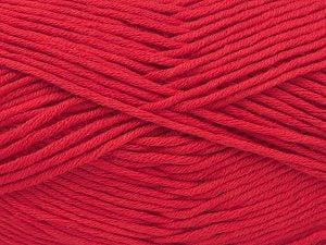Fiber Content 52% Cotton, 48% Bamboo, Red, Brand Ice Yarns, fnt2-80821 