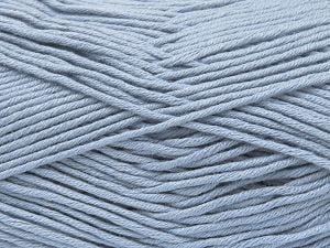 Composition 52% Coton, 48% Bambou, Light Indigo Blue, Brand Ice Yarns, fnt2-80826 