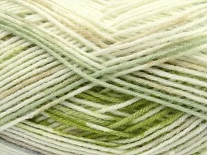 Composition 100% Acrylique, White, Brand Ice Yarns, Green Shades, Cream, fnt2-80857 