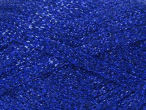 Composition 100% MÃ©tallique Lurex, Saxe Blue, Brand Ice Yarns, fnt2-80892 