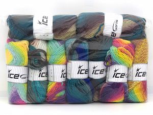 Lana Bella Yarns In this list; you see most recent 50 mixed lots. <br> To see all <a href=&/mixed_lots/o/4#list&>CLICK HERE</a> (Old ones have much better deals)<hr> Composition 70% Acrylique, 30% Laine, Brand Ice Yarns, fnt2-80898