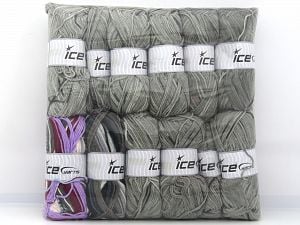 Self Striping Yarns In this list; you see most recent 50 mixed lots. <br> To see all <a href=&/mixed_lots/o/4#list&>CLICK HERE</a> (Old ones have much better deals)<hr> İçerik 100% Akrilik, Brand Ice Yarns, fnt2-80964