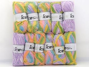 Self Striping Yarns In this list; you see most recent 50 mixed lots. <br> To see all <a href=&amp/mixed_lots/o/4#list&amp>CLICK HERE</a> (Old ones have much better deals)<hr> Composition 100% Acrylique, Brand Ice Yarns, fnt2-80968 