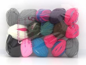 Acrylic Leftover Yarns In this list; you see most recent 50 mixed lots. <br> To see all <a href=&/mixed_lots/o/4#list&>CLICK HERE</a> (Old ones have much better deals)<hr> Composition 100% Acrylique, Brand Ice Yarns, fnt2-81021