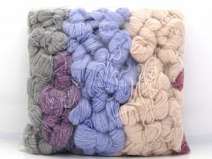 Charm Leftover Yarns In this list; you see most recent 50 mixed lots. <br> To see all <a href=&/mixed_lots/o/4#list&>CLICK HERE</a> (Old ones have much better deals)<hr> Fiber Content 30% Acrylic, 25% Metallic Lurex, 20% Polyamide, 15% Mohair, 10% Superwash Wool, Brand Ice Yarns, fnt2-81025