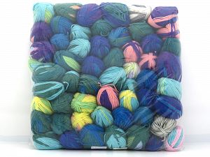 Self Striping Leftover Yarns In this list; you see most recent 50 mixed lots. <br> To see all <a href=&/mixed_lots/o/4#list&>CLICK HERE</a> (Old ones have much better deals)<hr> İçerik 100% Akrilik, Brand Ice Yarns, fnt2-81036