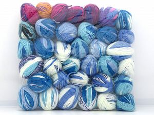 Self Striping Leftover Yarns In this list; you see most recent 50 mixed lots. <br> To see all <a href=&/mixed_lots/o/4#list&>CLICK HERE</a> (Old ones have much better deals)<hr> İçerik 100% Akrilik, Brand Ice Yarns, fnt2-81038