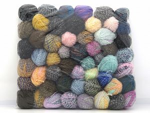 Self Striping Leftover Yarns In this list; you see most recent 50 mixed lots. <br> To see all <a href=&/mixed_lots/o/4#list&>CLICK HERE</a> (Old ones have much better deals)<hr> Composition 100% Acrylique, Brand Ice Yarns, fnt2-81041