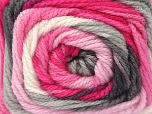 Composition 100% Acrylique, White, Pink Shades, Brand Ice Yarns, Grey Shades, fnt2-81065 