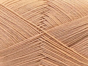 Composition 60% Laine mérinos, 40% Acrylique, Light Brown, Brand Ice Yarns, Yarn Thickness 2 Fine Sport, Baby, fnt2-21091