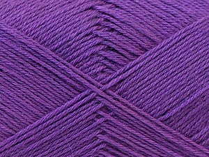 Composition 60% Laine mérinos, 40% Acrylique, Lavender, Brand Ice Yarns, Yarn Thickness 2 Fine Sport, Baby, fnt2-21106