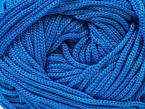 Width is 2-3 mm Fiber Content 100% Polyester, Brand Ice Yarns, Blue, fnt2-21648