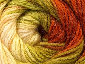 Composition 100% Acrylique, Brand Ice Yarns, Green Shades, Copper, Yarn Thickness 3 Light DK, Light, Worsted, fnt2-22029