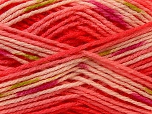 Fiber Content 100% Baby Acrylic, White, Red, Pink, Brand Ice Yarns, Green, Yarn Thickness 2 Fine Sport, Baby, fnt2-22039