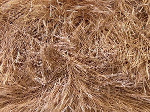 Fiber Content 100% Polyester, Light Camel, Brand Ice Yarns, Yarn Thickness 5 Bulky Chunky, Craft, Rug, fnt2-22705