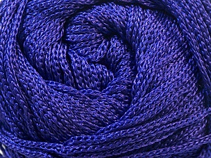 Width is 2-3 mm Fiber Content 100% Polyester, Purple, Brand Ice Yarns, fnt2-22903