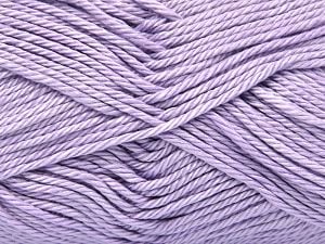Fiber Content 100% Mercerised Cotton, Light Lilac, Brand Ice Yarns, Yarn Thickness 2 Fine Sport, Baby, fnt2-23336