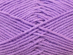 Worsted Fiber Content 100% Acrylic, Lilac, Brand Ice Yarns, Yarn Thickness 4 Medium Worsted, Afghan, Aran, fnt2-23734