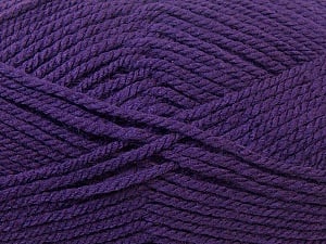Bulky Fiber Content 100% Acrylic, Purple, Brand Ice Yarns, Yarn Thickness 5 Bulky Chunky, Craft, Rug, fnt2-23755