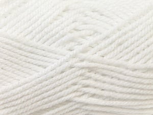 Bulky Fiber Content 100% Acrylic, White, Brand Ice Yarns, Yarn Thickness 5 Bulky Chunky, Craft, Rug, fnt2-24500