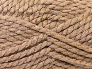 SuperBulky Fiber Content 55% Acrylic, 45% Wool, Brand Ice Yarns, Camel Brown, Yarn Thickness 6 SuperBulky Bulky, Roving, fnt2-24941